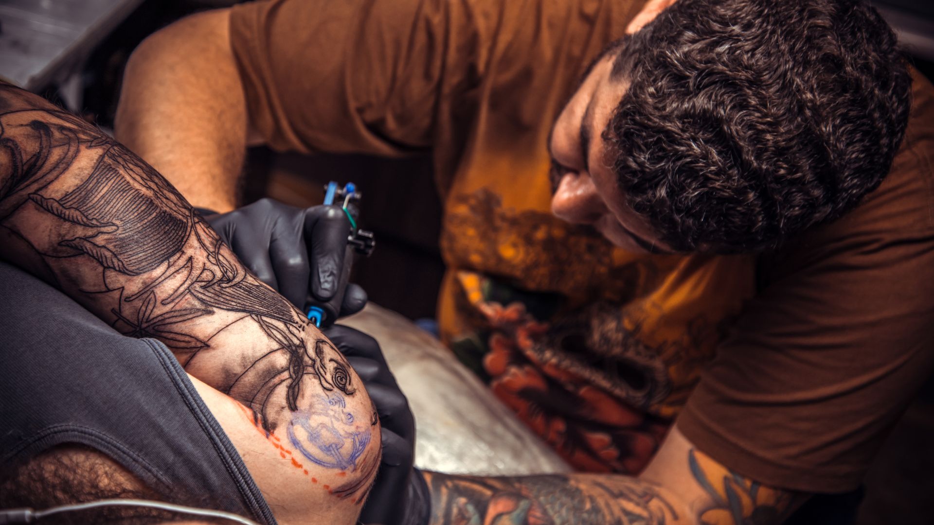 Первая тату в практике татуировщика
