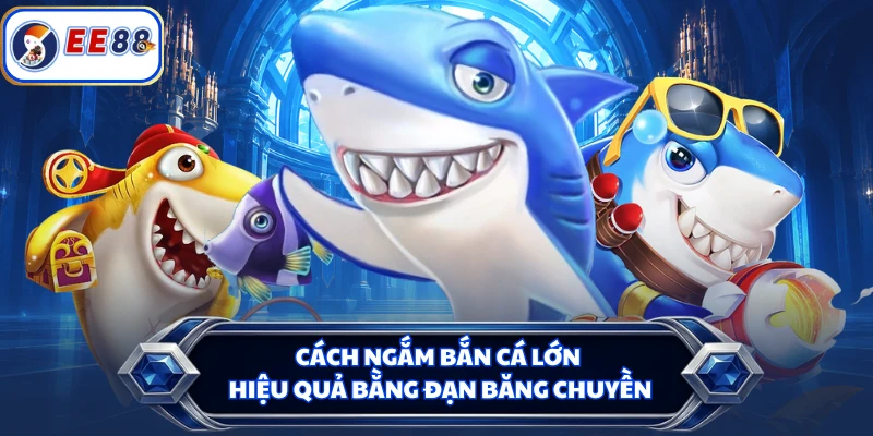 Cách ngắm bắn cá lớn hiệu quả bằng đạn băng chuyền