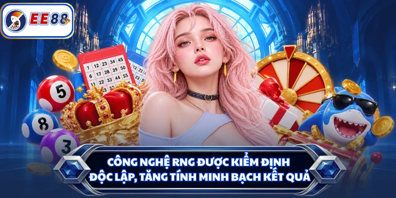Công nghệ RNG được kiểm định độc lập, tăng tính minh bạch kết quả